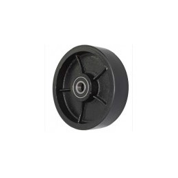 PT Steer Wheel Black PU (Cast Core) Ø200mm x 50mm x 20mm Bore