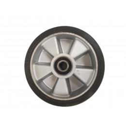 PT Steer Wheel Black Rubber Ø200mm x 50mm x 20mm Bore