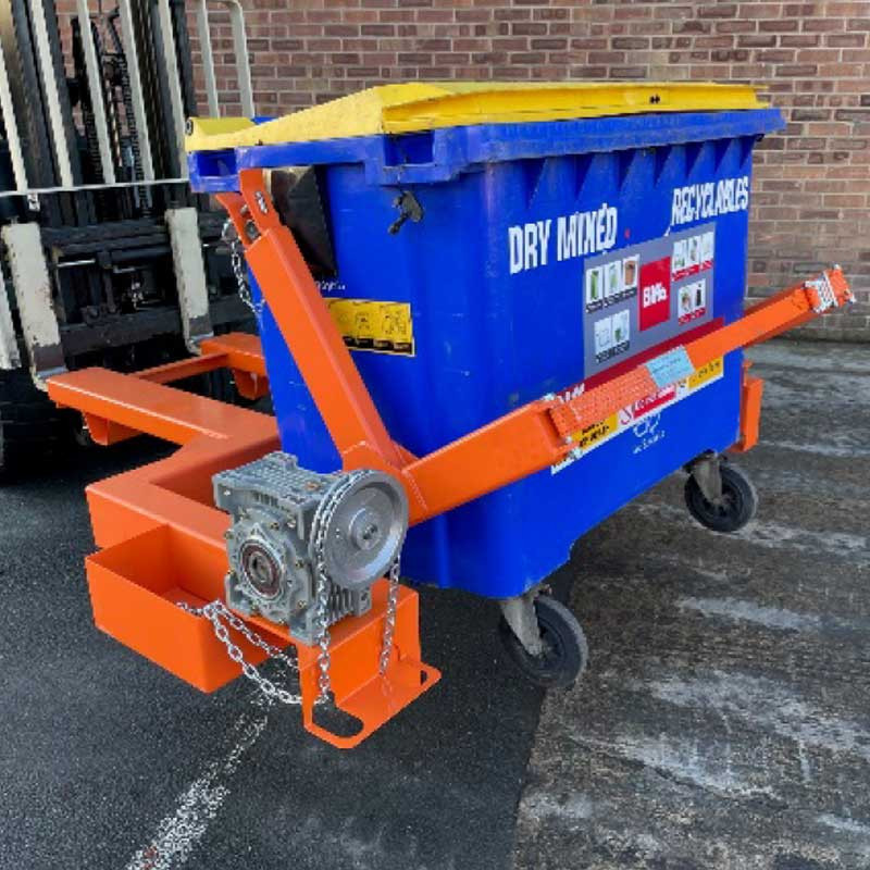 Forklift Wheelie Bin Lifter/Tipper 600KG