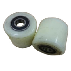 PT Load Rollers White Nylon including Bearings with 20mm Core. 2 Rollers or 4 Rollers