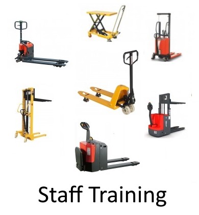 Onsite Staff Training for Semi Electric Pallet Trucks / Powered Pallet ...